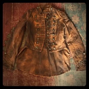 All saints leather jacket